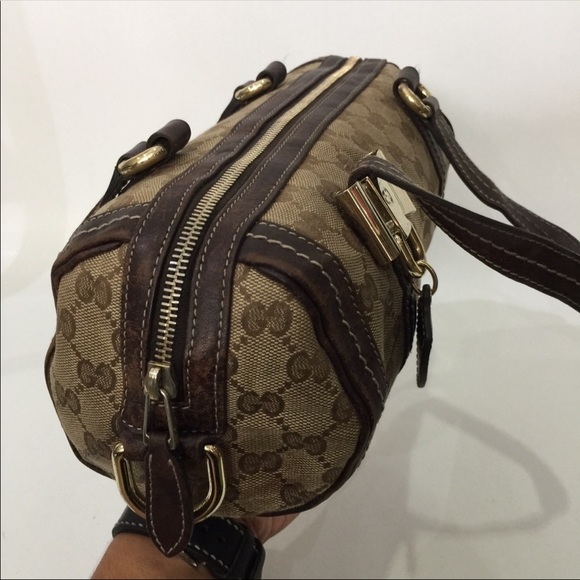 Gucci ebony monogram Mini Duchessa Boston Bag - Picture 7 of 15